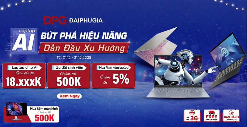 Laptop AI <br> Dẫn đầu xu hướng