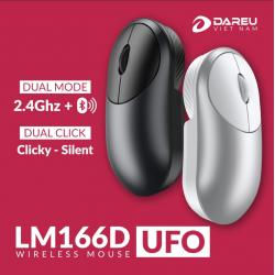 Chuột không dây DAREU LM166D (UFO – Dual Mode)