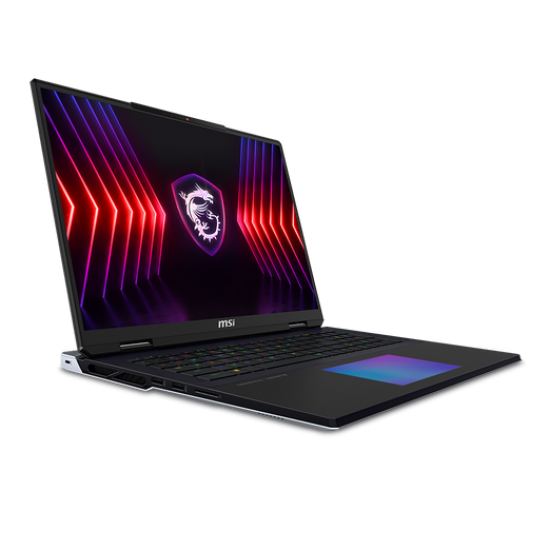 Laptop MSI Titan 18 HX AI A2XWJG-035VN | CPU Ultra 9-285HX | RAM 96GB DDR5 | SSD 6TB PCIe | VGA RTX 5090 24GB | 18.0 UHD 4K MiniLED IPS, 100% DCI-P3 & 120Hz | Win11