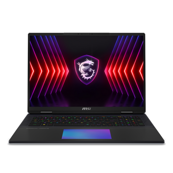 Laptop MSI Titan 18 HX AI A2XWJG-035VN | CPU Ultra 9-285HX | RAM 96GB DDR5 | SSD 6TB PCIe | VGA RTX 5090 24GB | 18.0 UHD 4K MiniLED IPS, 100% DCI-P3 & 120Hz | Win11
