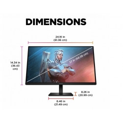 Màn Hình HP OMEN 27 780G0AA (27 inch - IPS - FHD - 1ms - 165Hz)
