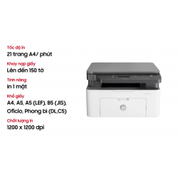 Máy in HP Laser MFP 136A Đa Chức Năng 4ZB85A