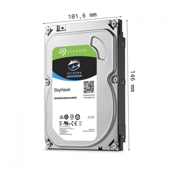 Ổ Cứng HDD SEAGATE SkyHawk 2TB 3.5 inch, 5400RPM, SATA III, 256MB Cache (ST2000VX017)