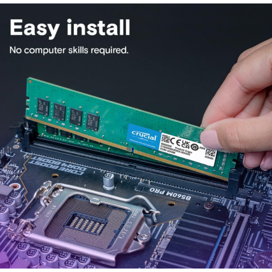 Ram Desktop Crucial 32GB 3200MHz DDR4 (CT32G4DFD832A)