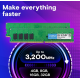 Ram Desktop Crucial 32GB 3200MHz DDR4 (CT32G4DFD832A)