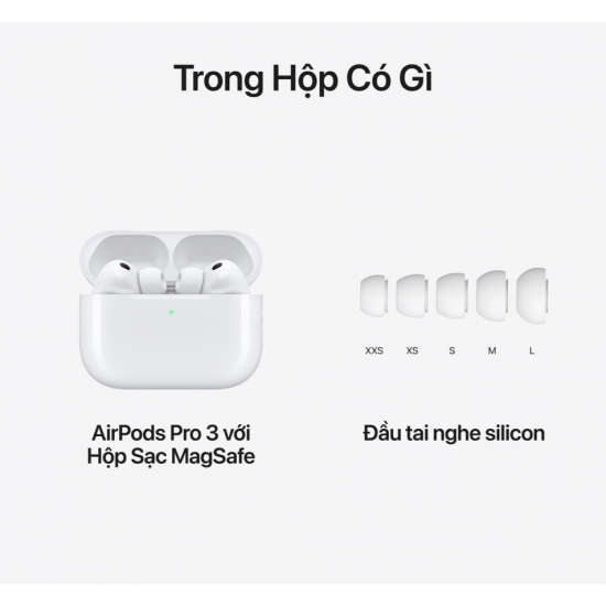 Tai nghe Bluetooth Apple AirPods Pro 3 2025 Type-C | Chính hãng (MFHP4ZP/A)