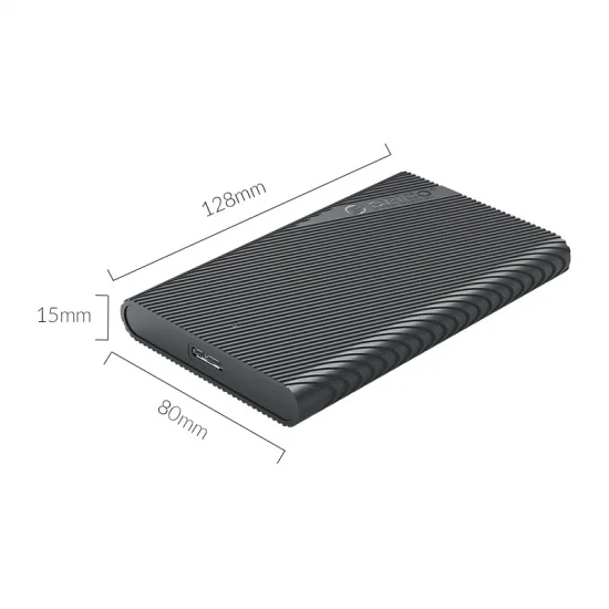 Hộp ổ cứng ORICO 2521U3-BK 2.5" SSD/HDD SATA 3 USB 3.0 Hộp ổ cứng ORICO 2521U3-BK 2.5" SSD/HDD SATA 3 USB 3.0