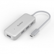 Bộ chia Type-C ra 4 cổng USB 3.0 ORICO TC4U-U3-SV