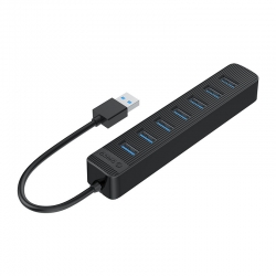 Bộ chia USB HUB 7 cổng USB 3.0 ORICO TWU3-7A-BK Bộ chia USB HUB 7 cổng USB 3.0 ORICO TWU3-7A-BK