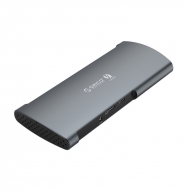 Bộ chuyển đa năng 8 trong 1 Thunderbolt 3 ORICO TB3-S1-GY (Thunderbolt 3 To USB/ USB-C/ LAN/ Thunderbolt 3 )