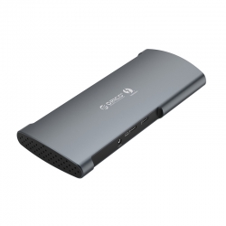 Bộ chuyển đa năng 8 trong 1 Thunderbolt 3 ORICO TB3-S1-GY (Thunderbolt 3 To USB/ USB-C/ LAN/ Thunderbolt 3 ) Bộ chuyển đa năng 8 trong 1 Thunderbolt 3 ORICO TB3-S1-GY (Thunderbolt 3 To USB/ USB-C/ LAN/ Thunderbolt 3 )