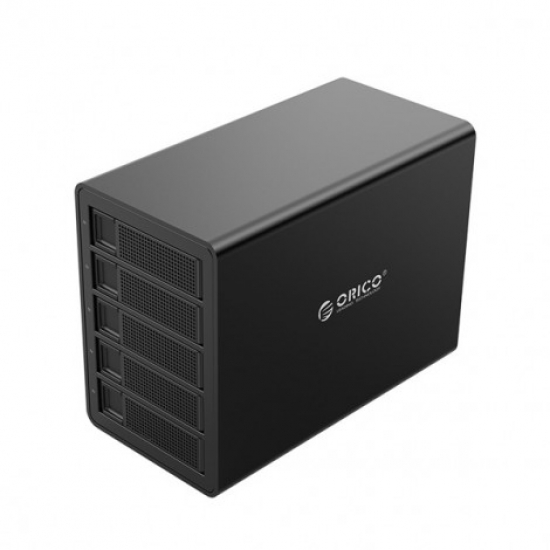 Hộp ổ cứng Orico 3.5" 5 khe cắm SATA 3 USB 3.0 Type B (3559U3-BK)
