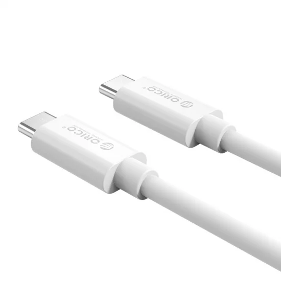 Cáp sạc, truyền dữ liệu Type C to Type C Orico-CTC100-10-WH Cáp sạc, truyền dữ liệu Type C to Type C Orico-CTC100-10-WH