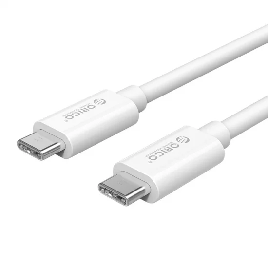 Cáp sạc, truyền dữ liệu Type C to Type C Orico-CTC100-10-WH Cáp sạc, truyền dữ liệu Type C to Type C Orico-CTC100-10-WH