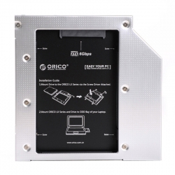 Khay ổ cứng Laptop (Caddy bay) Orico 2.5" SATA 1,2,3 (L127SS) Khay ổ cứng Laptop (Caddy bay) Orico 2.5" SATA 1,2,3 (L127SS)