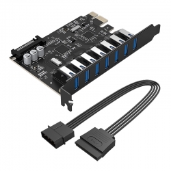 Card mở rộng Orico 7x usb-3.0 (PVU3-7U-V1) Card mở rộng Orico 7x usb-3.0 (PVU3-7U-V1)