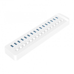 Bộ chia USB HUB 16 cổng USB 3.0 với các công tắc riêng lẻ ORICO (CT2U3-16AB-WH) Bộ chia USB HUB 16 cổng USB 3.0 với các công tắc riêng lẻ ORICO (CT2U3-16AB-WH)