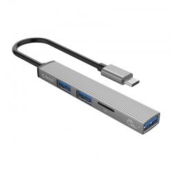 Bộ chia USB ORICO 4 cổng (AH-12F-GY-BP) Bộ chia USB ORICO 4 cổng (AH-12F-GY-BP)