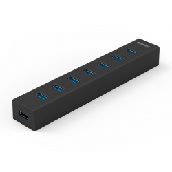 Bộ chia USB ORICO 7 cổng (H7013-U3-AD-BK) Bộ chia USB ORICO 7 cổng (H7013-U3-AD-BK)