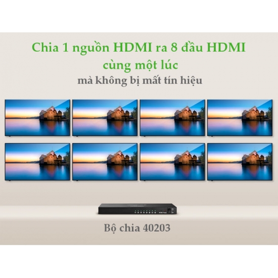 Bộ Chia HDMI 1 Ra 8 Cổng HDMI Ugreen 40203