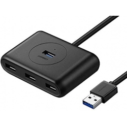 Bộ chia Hub USB 3.0 4 cổng màu đen dài 50CM Ugreen 20290 Bộ chia Hub USB 3.0 4 cổng màu đen dài 50CM Ugreen 20290