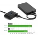 Bộ chia Hub USB 3.0 4 cổng màu đen dài 50CM Ugreen 20290 Bộ chia Hub USB 3.0 4 cổng màu đen dài 50CM Ugreen 20290