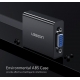 Bộ Chuyển HDMI Ra VGA + Audio Cao Cấp UGREEN MM103 (Dây Dẹp)