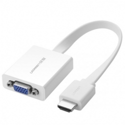Bộ Chuyển HDMI Ra VGA + Audio Cao Cấp UGREEN MM103 (Dây Dẹp)
