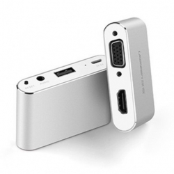 Bộ chuyển đổi Lightning, Micro USB, USB Type C, USB sang HDMI + VGA Ugreen US228