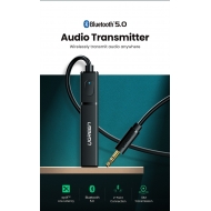 Bộ Phát Âm Thanh Cổng 3.5mm Bluetooth 5.0 Ugreen 40761 - Dùng Cho TIVI, PC, Laptop, Tivi Box... 