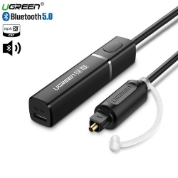 Bộ Phát Âm Thanh Bluetooth 5.0 Optical Ugreen 50213 - Hỗ Trợ aptX Cho TIVI, PC, Laptop, Tivi Box...