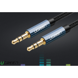 Cáp Audio 3.5mm Sợi Siêu Mỏng Cao Cấp UGREEN AV112 - Blue