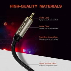 Cáp Âm Thanh SPDIF Coaxial Male To Male Cao Cấp UGREEN AV133