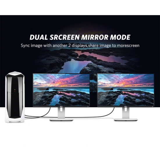 Cáp DisplayPort 1.2 Hỗ trợ 144Hz, 3D, 4K*2K 60Hz  cao cấp UGREEN DP107