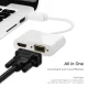 Cáp DisplayPort ra VGA / HDMI 4K@30Hz cao cấp UGREEN MM138 Cáp DisplayPort ra VGA / HDMI 4K@30Hz cao cấp UGREEN MM138