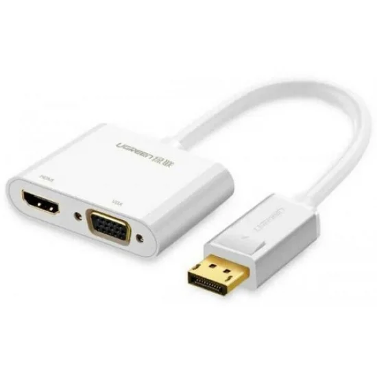 Cáp DisplayPort ra VGA / HDMI 4K@30Hz cao cấp UGREEN MM138 Cáp DisplayPort ra VGA / HDMI 4K@30Hz cao cấp UGREEN MM138