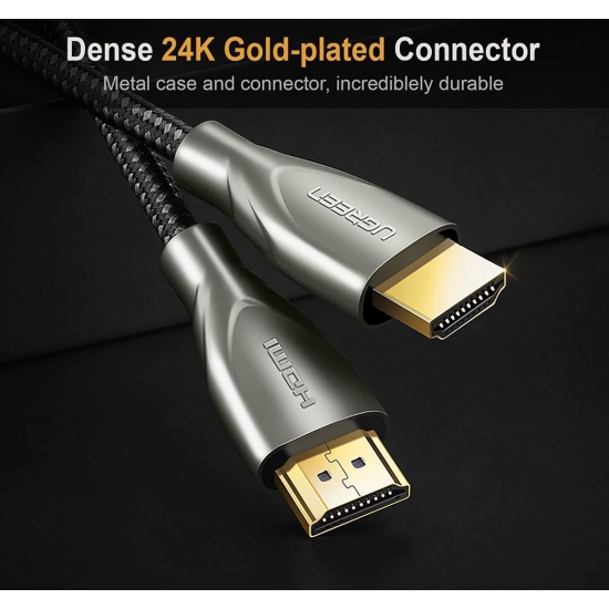 Cáp HDMI 2.0 Sợi Carbon Cao Cấp UGREEN HD131 | Hỗ Trợ 4K@60Hz