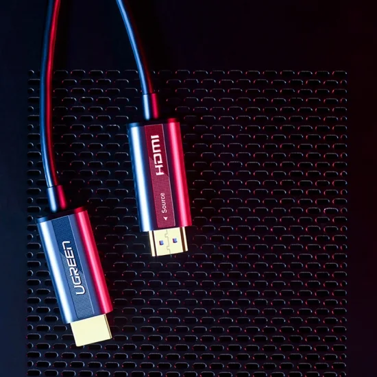 Cáp HDMI 2.0 Sợi Quang Cao Cấp Hổ Trợ 4K UGREEN HD132 Cáp HDMI 2.0 Sợi Quang Cao Cấp Hổ Trợ 4K UGREEN HD132