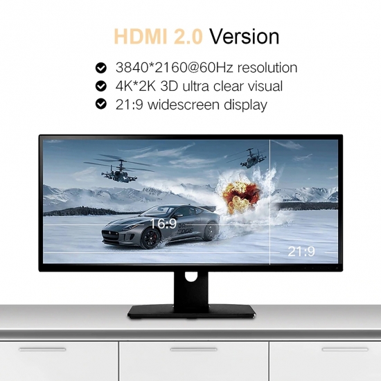 Cáp HDMI 2.0 Sợi Siêu Nhỏ Cao Cấp UGREEN HD117 | Hỗ trợ 4K@60Hz