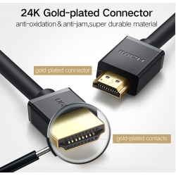 Cáp HDMI 2.0 Tròn Dẻo Cao Cấp UGREEN HD104 Cáp HDMI 2.0 Tròn Dẻo Cao Cấp UGREEN HD104