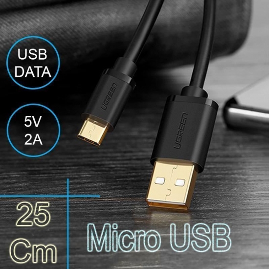 Cáp Micro USB Chính Hãng Ugreen  - Dây tròn