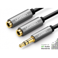 Cáp Chia Audio 3.5mm 1 ra 2 Cao Cấp UGREEN AV134