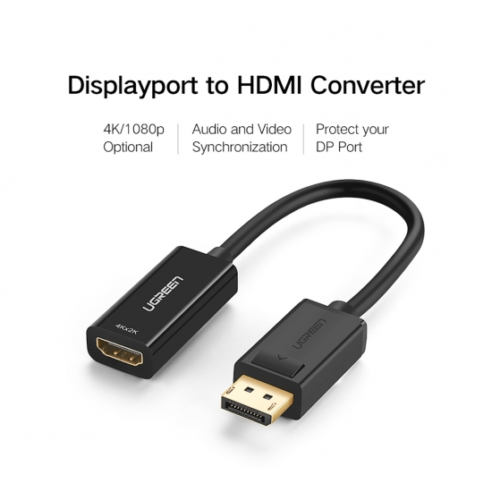 Cáp Chuyển DisplayPort ra HDMI Cao Cấp UGREEN MM137