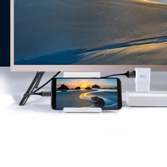 Cáp chuyển USB-C sang HDMI 4K hổ trợ USB sạc Ugreen 50544 Cáp chuyển USB-C sang HDMI 4K hổ trợ USB sạc Ugreen 50544