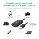 Cáp Chuyển USB Ra Mic + Audio Cao Cấp UGREEN US205