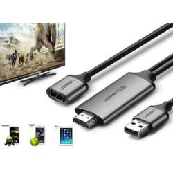 Cáp Kết Nối Điện Thoại với Tivi, Máy Chiếu Hỗ trợ FullHD 1080p@60Hz Cao Cấp UGREEN 50291