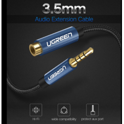 Cáp Nối Dài Audio 3.5mm | Hỗ Trợ Mic Cao Cấp UGREEN AV118