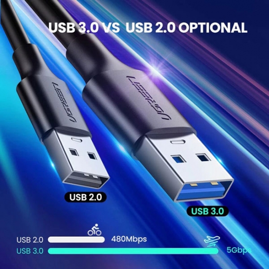 Cáp Sạc Nhanh QC 3.0 3A USB 3.0 to Type-C Ugreen