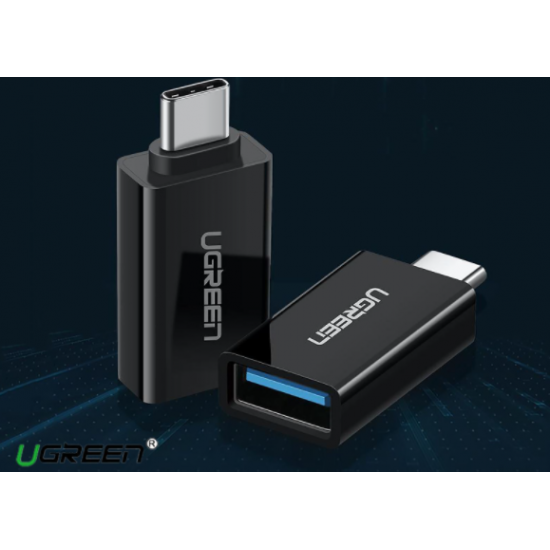 Đầu Chuyển USB Type-C Ra USB 3.0 Hỗ Trợ OTG Cao Cấp UGREEN US173