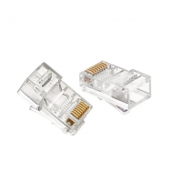 Đầu bấm mạng RJ45 Cat5e cao cấp mạ vàng Ugreen 20329 (Túi 10 cái)